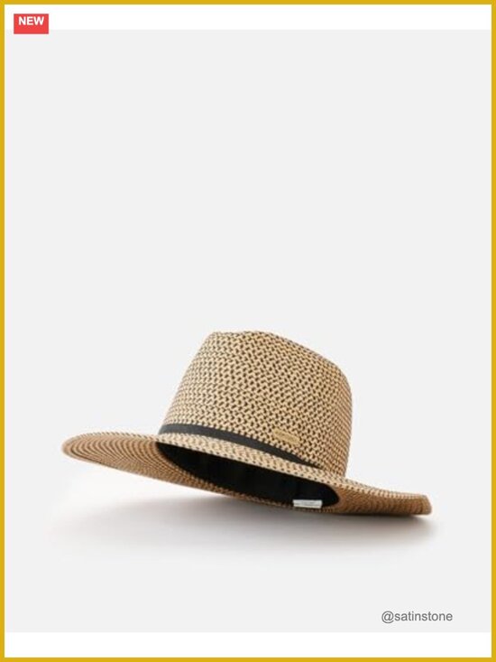 UPF Sun Protection Straw Panama Hat with Adjustable Fit